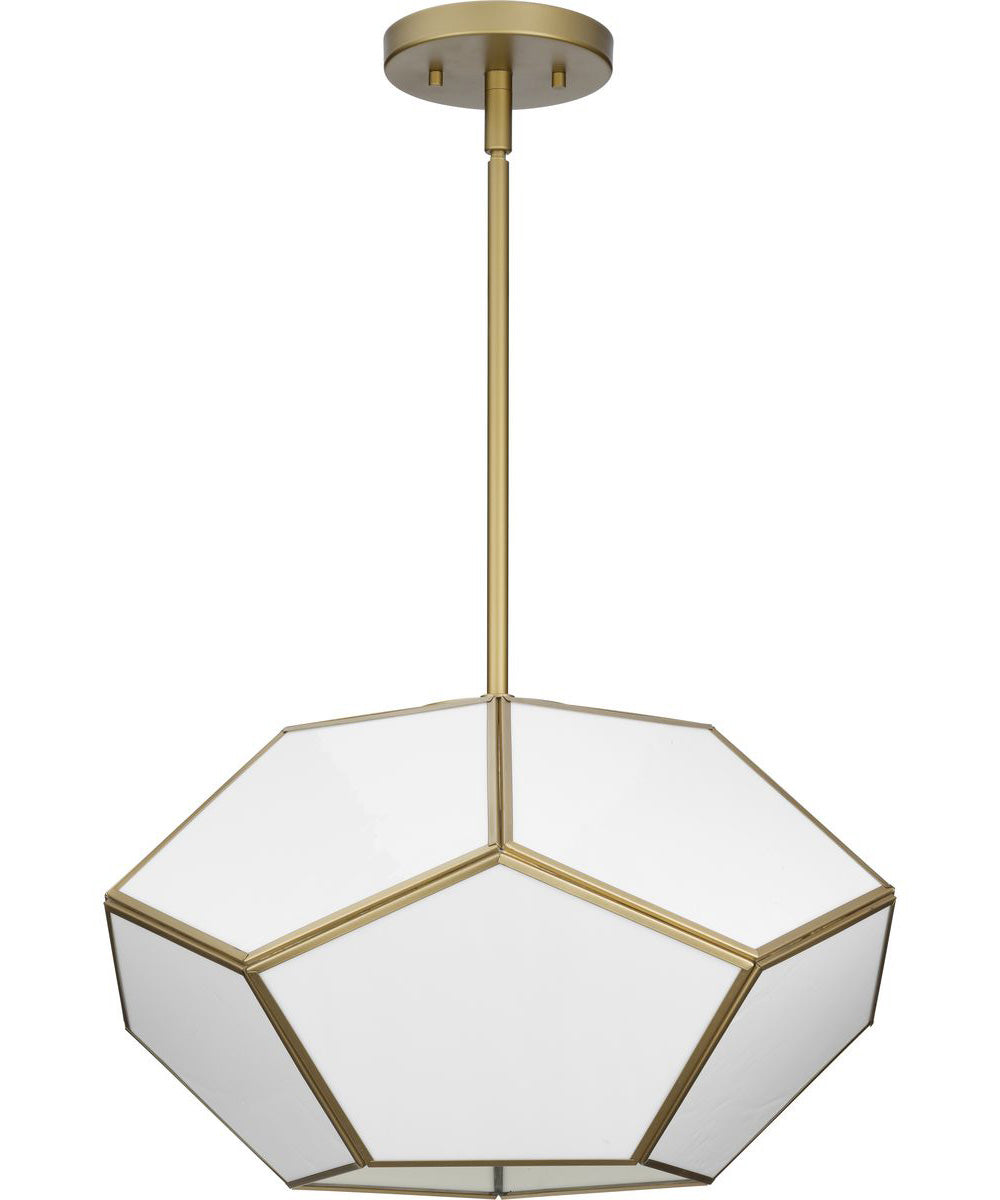 Latham 18 in. 3-Light Flush Mount Vintage Gold