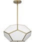 Latham 18 in. 3-Light Flush Mount Vintage Gold