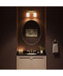 Reines 2-Light Bath Vanity with Opal Glass Shades Brushed Gold