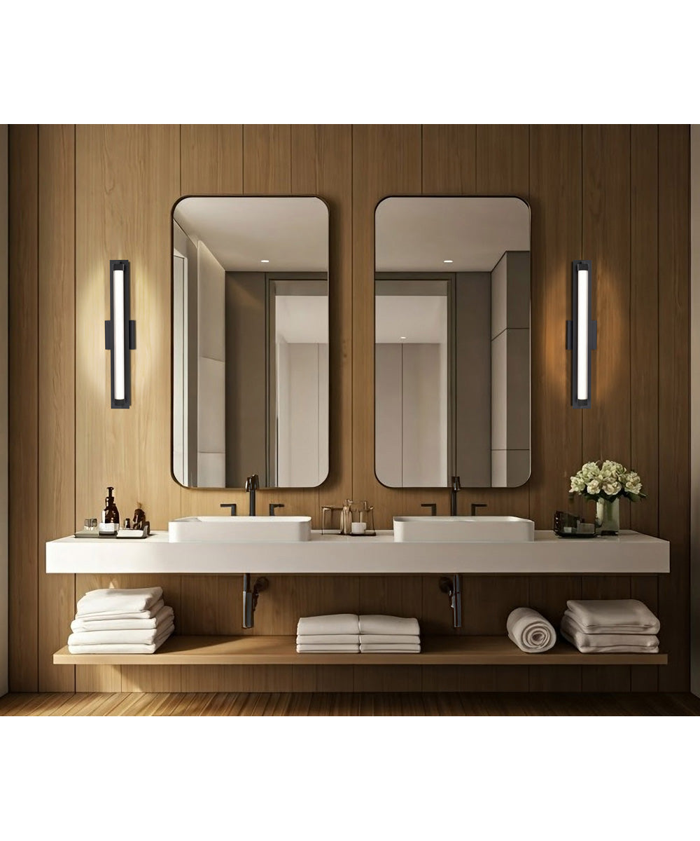 Larissa  Vanity & Wall Black