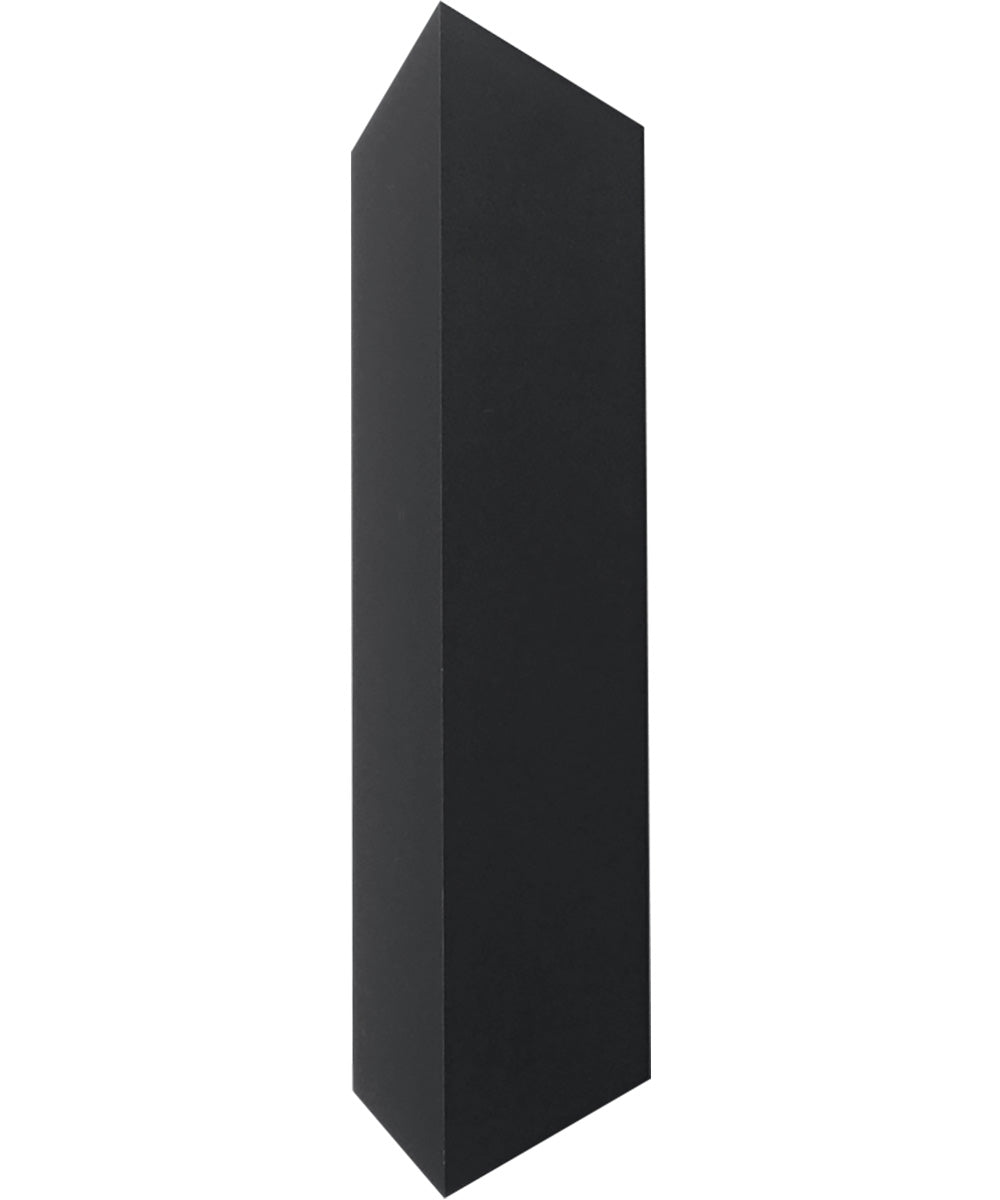 Fractal LED Outdoor Sconce Black