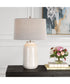 Odawa White Farmhouse Table Lamp