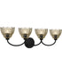 Whitecap 4-light Bath Light Mottled Cocoa