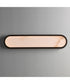 Plinth 24 inch LED  Alabaster Wall Sconce Dark Bronze