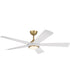Frye 52" 5-Blade Indoor ceiling Fan 1-Light Fan Satin Brass