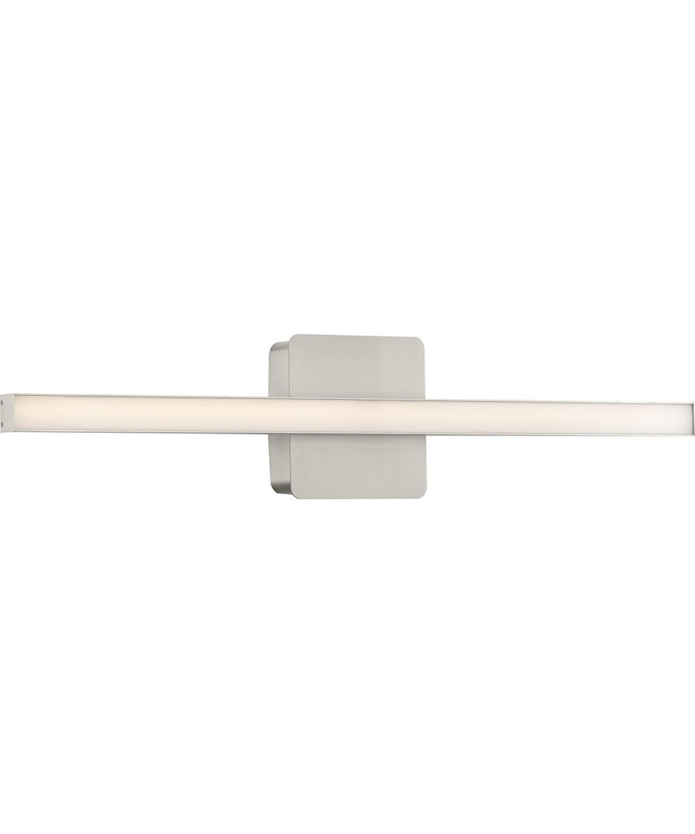 Phase 4 24 in. Medium Modern Integrated 3CCT Integrated LED Linear Vanity Light Brushed Nickel