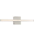 Phase 4 24 in. Medium Modern Integrated 3CCT Integrated LED Linear Vanity Light Brushed Nickel