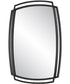 23x32" Wall Mirror in Satin Black