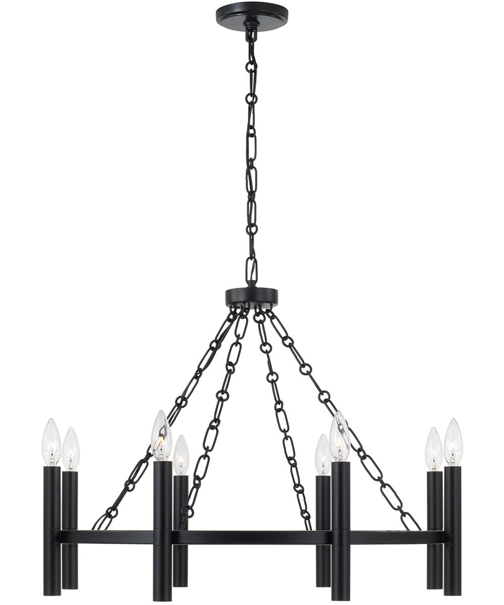 Winton 8-Light Chandelier Matte Black