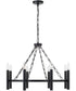 Winton 8-Light Chandelier Matte Black