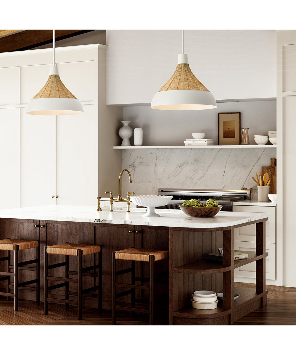 Kali 1-Light Pendant Matte White