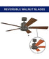 52" Lucian II 5-Blade Ceiling Fan Olde Bronze with Cherry/Walnut Blades by Kichler