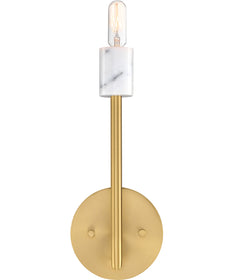 Star Dust 1 Light Wall Sconce Brushed Gold