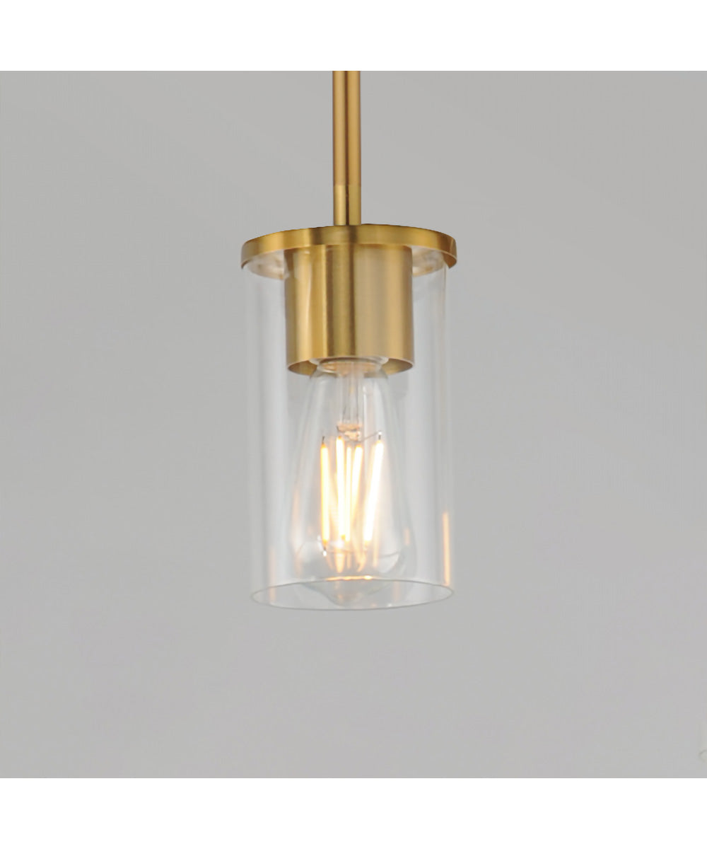 Lateral Mini Pendant Satin Brass
