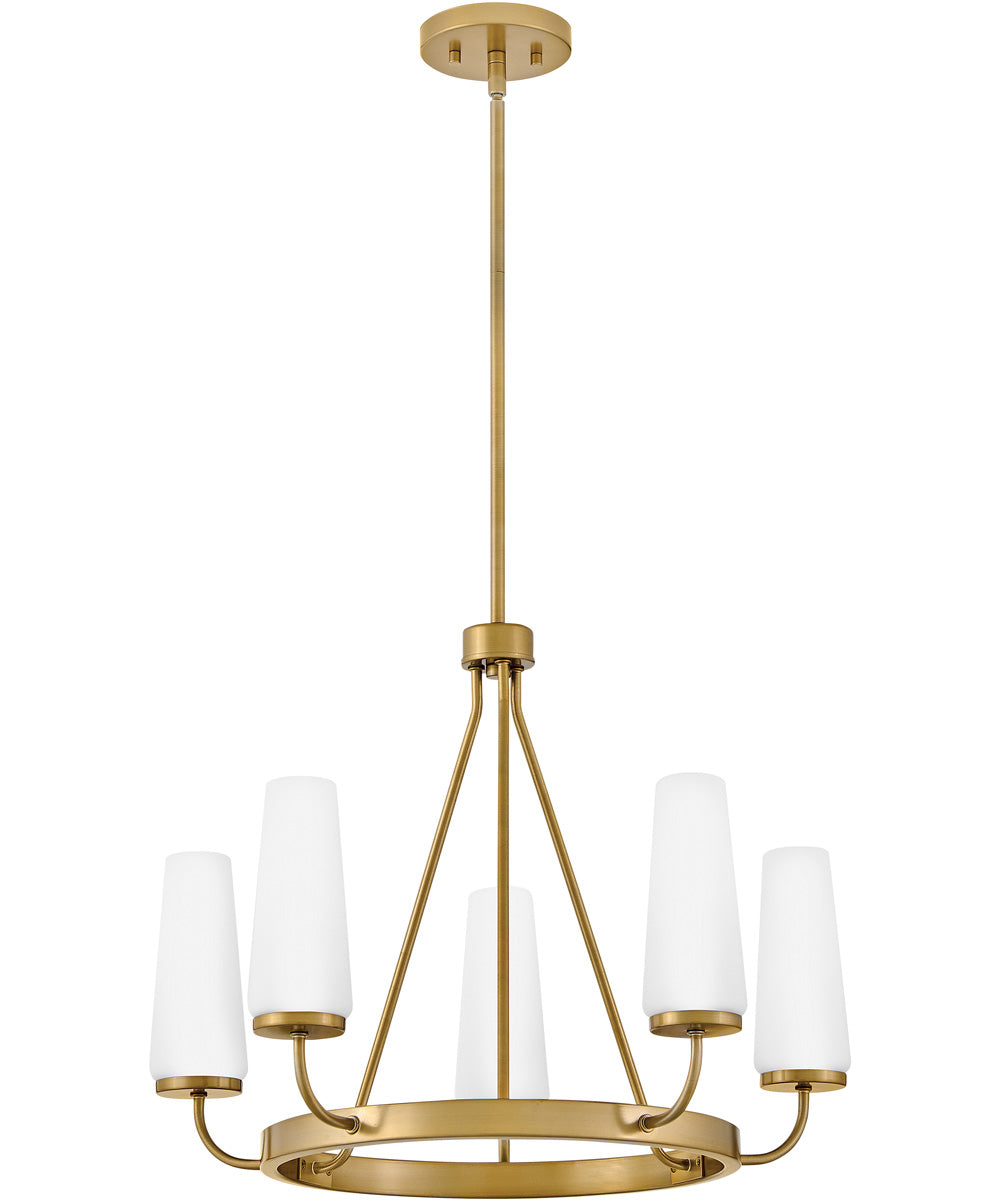 Selma 5-Light Medium Single Tier in Gold