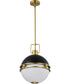 Everton 2-Light Pendant Matte Black