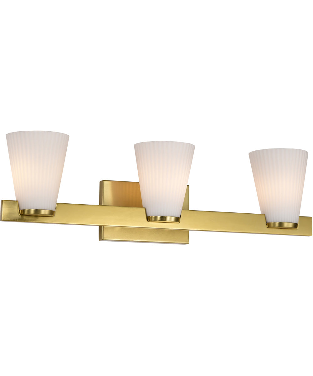 Royale 3-Light Vanity & Wall Burnished Brass