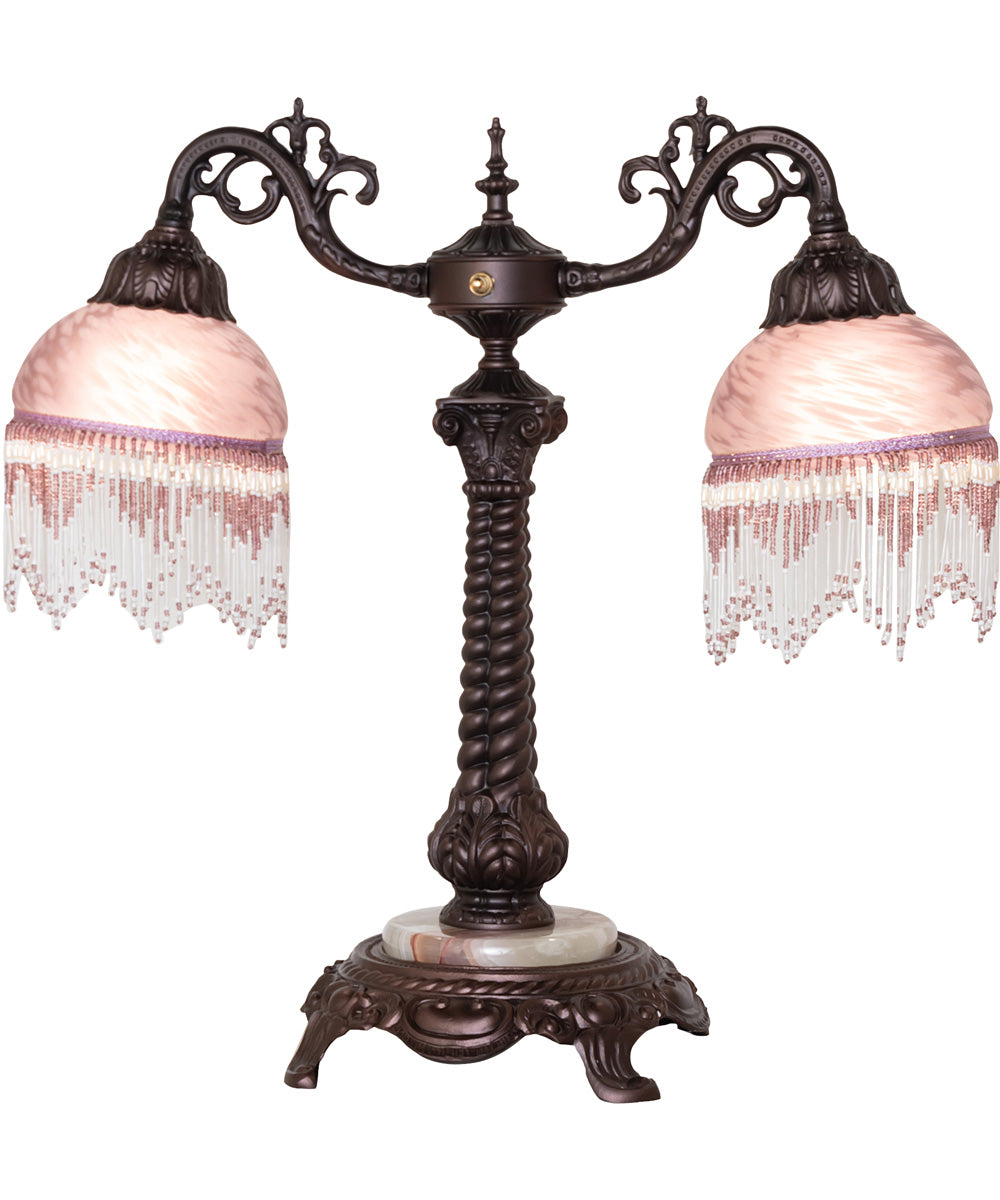 20" High Roussillon 2 Arm Table Lamp
