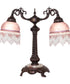 20" High Roussillon 2 Arm Table Lamp