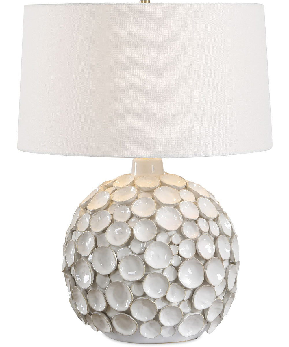 Hartley White Petal Table Lamp
