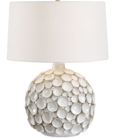 Hartley White Petal Table Lamp