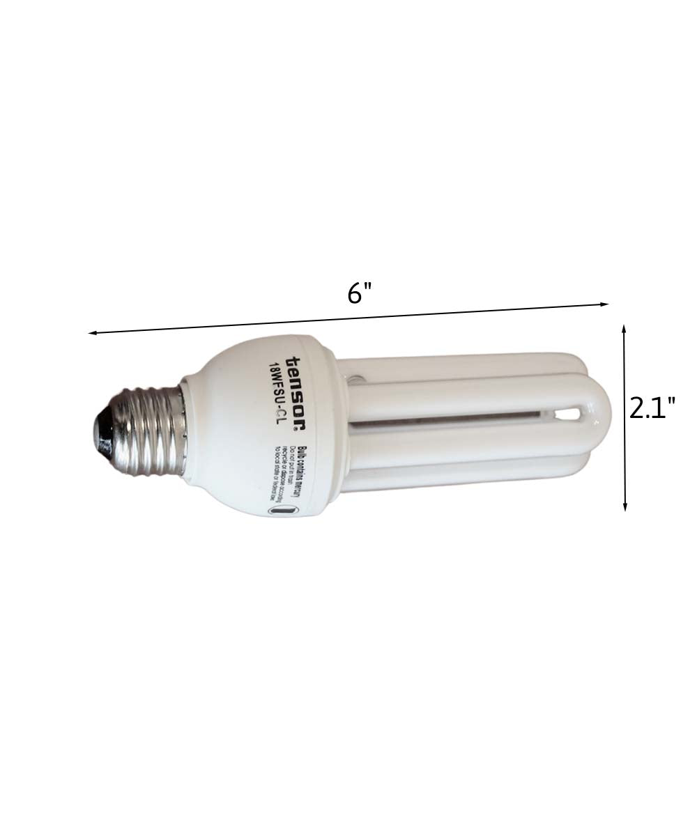 18 Watt Full Spectrum CFL Replacement Bulb Standard base by VisionMax
