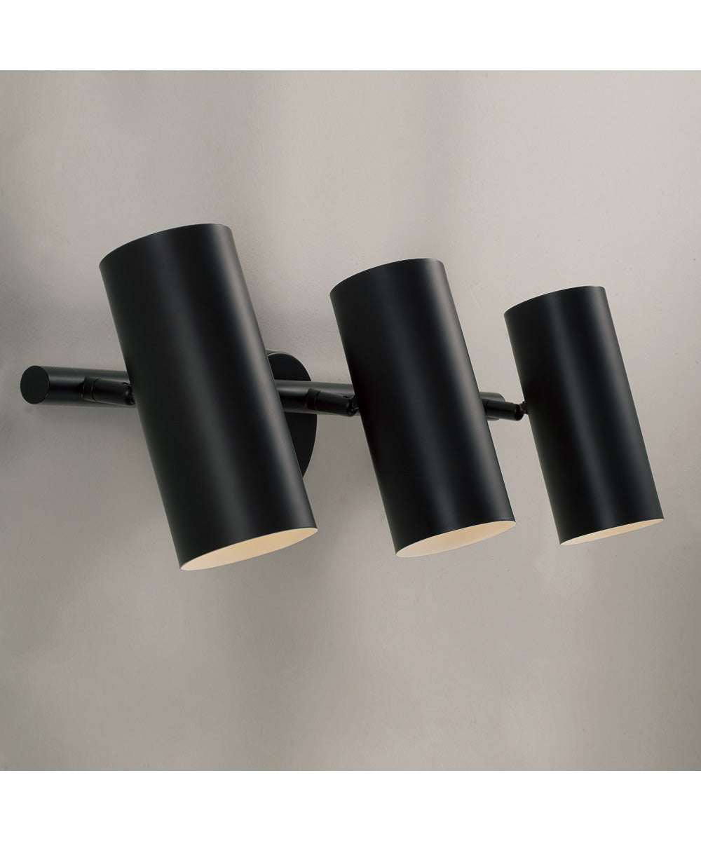 Robbie 3-Light Vanity Matte Black