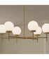 Rigsby 6-Light Medium Chandelier Brushed Gold