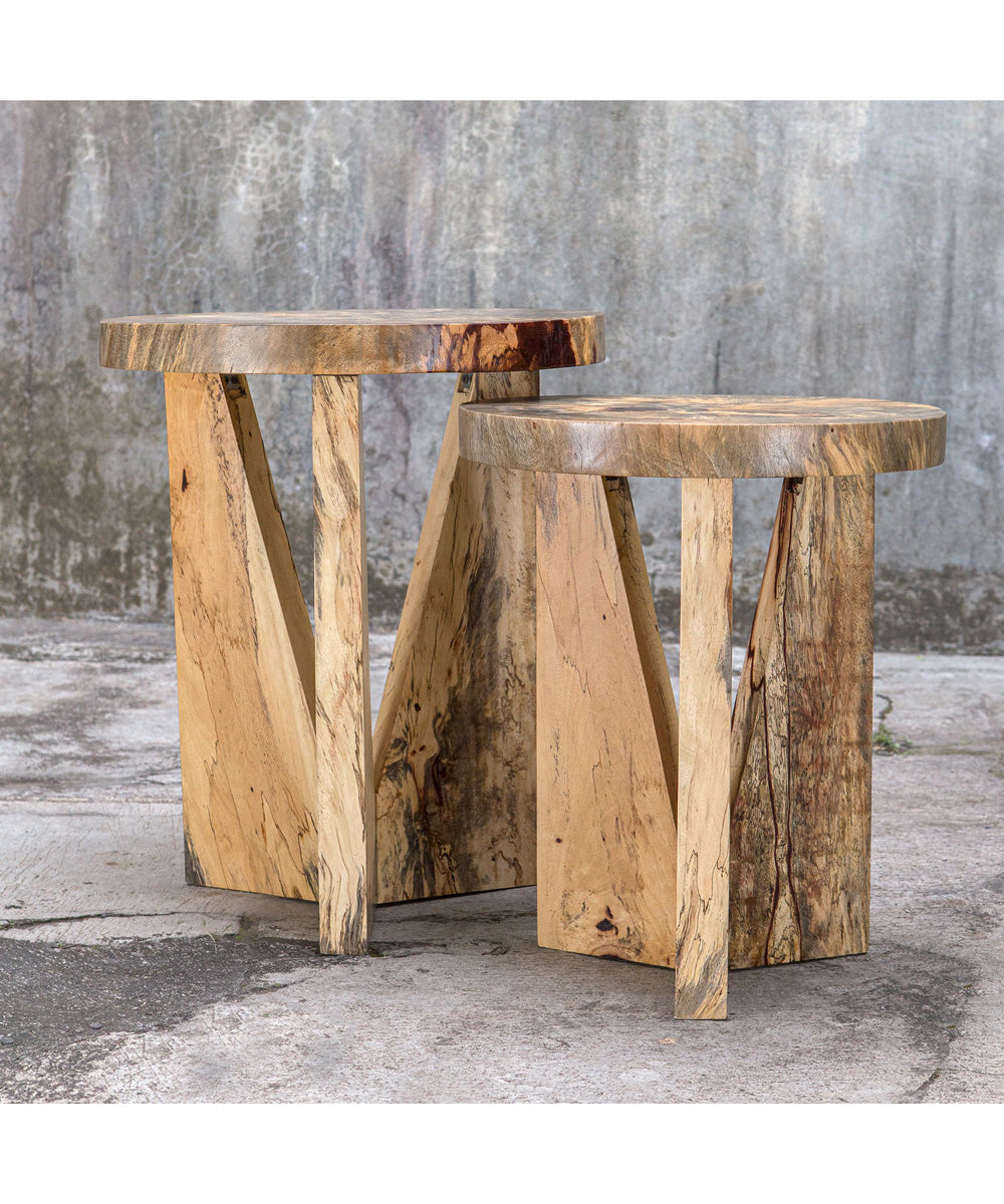Nadette Natural Nesting Tables, Set of 2