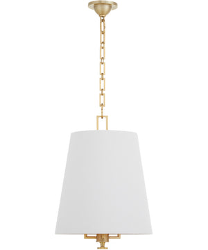 Karnes 3-light Pendant Aged Brass