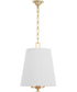 Karnes 3-light Pendant Aged Brass