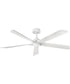 Layton 58" Smart Fan Matte White