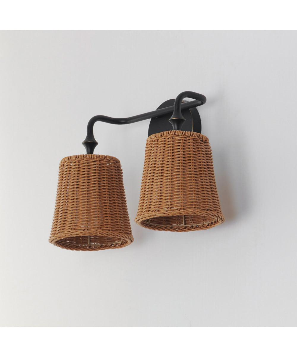 Baja 2-Light Sconce Dark Bronze