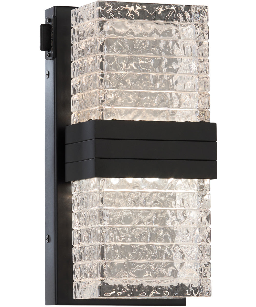 Boreas Outdoor Wall Sconce Wall Mount Light Fixture Matte Black