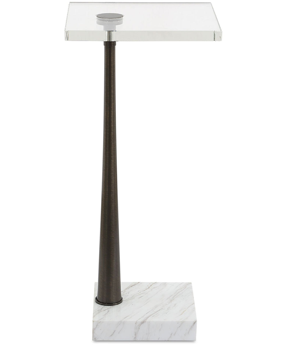 Pelton Marble Glass Drink Table