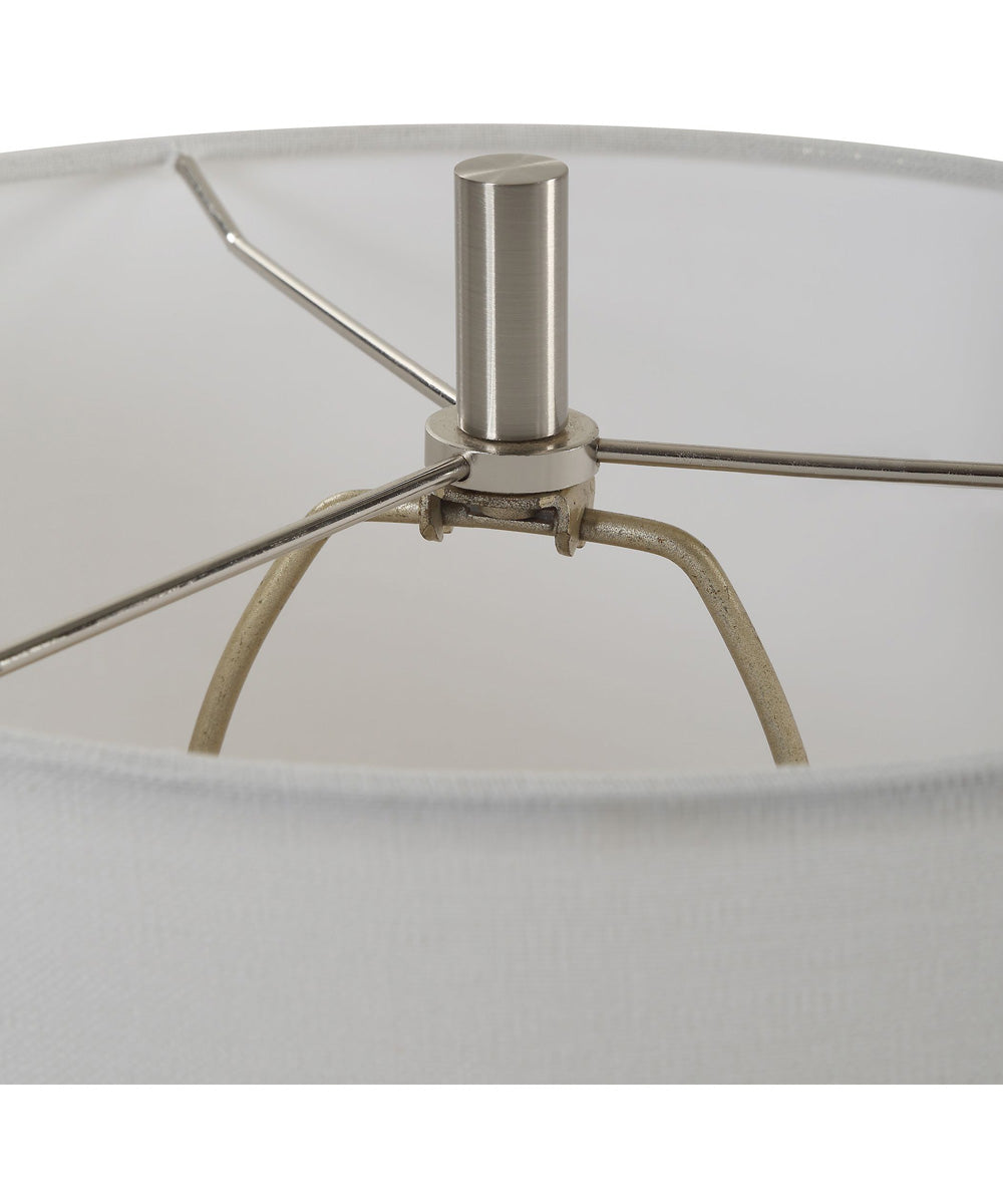 Ceramic Accent Lamp in Matte Black and White