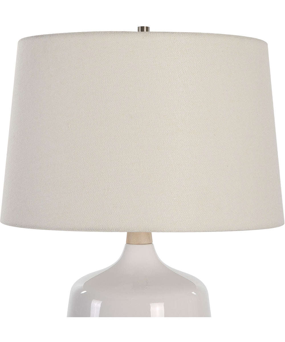 Opal Gloss White Table Lamp