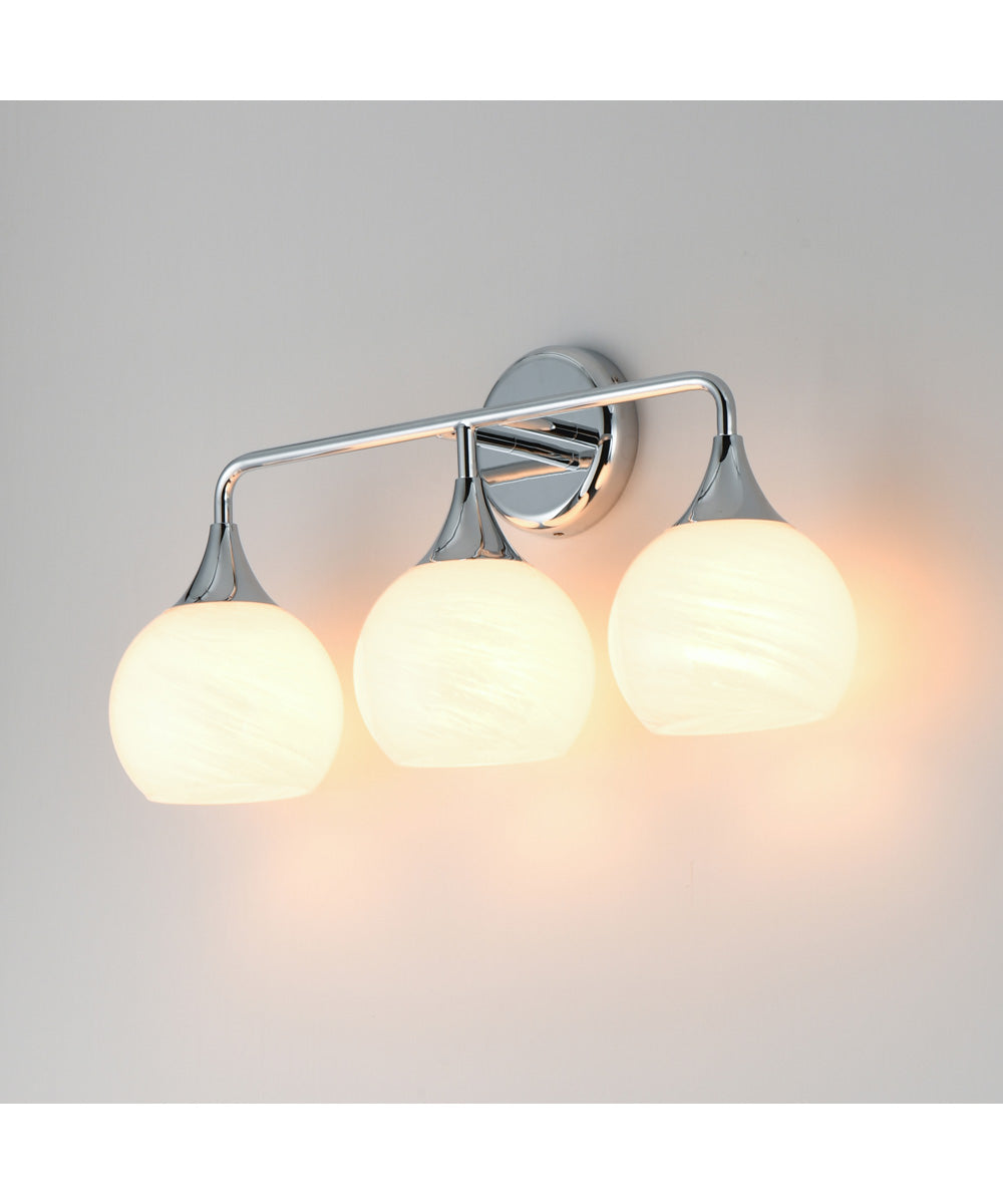 Neve 3-Light Bath Vanity Polished Chrome