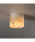 Cava LED Surface Mount White Alabaster