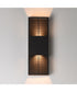 Grate 18 inch LED Outdoor Wall Sconce Architectural Bronze