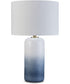 Lemrich Ceramic Table Lamp White/Teal