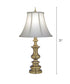 31"H 3-Way Table Lamp Antique Brass