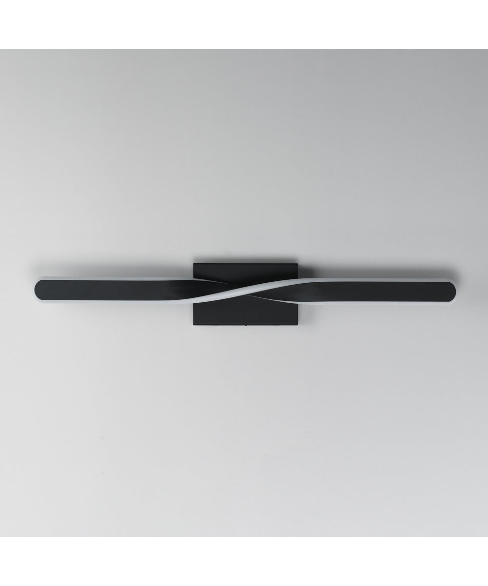 Pirouette 32 inch LED Bath Vanity 5CCT Black