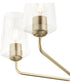 Celino 5-Light Chandelier Champagne Bronze