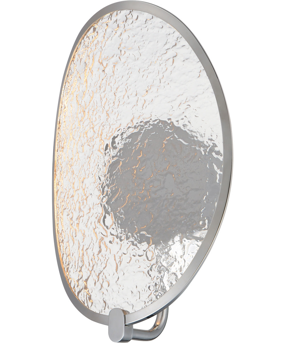 Moonscapes Wall Sconce Polished Chrome