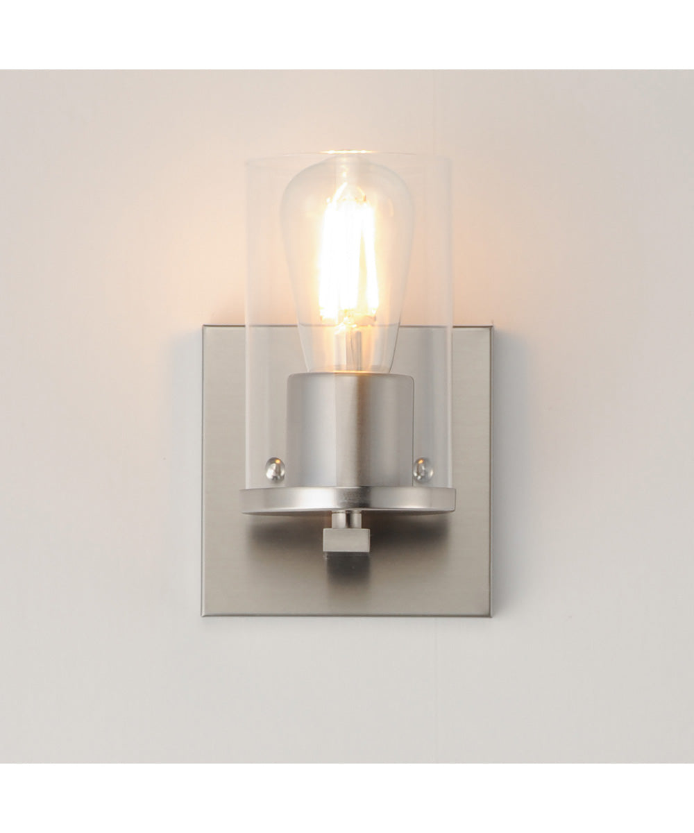 Lateral 1-Light Bath Vanity Satin Nickel