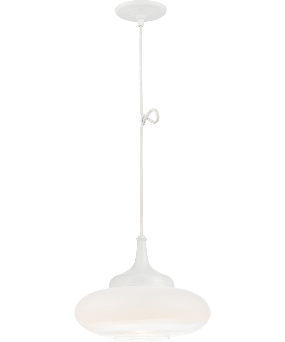 13"W Constellation 1-Light Pendant White