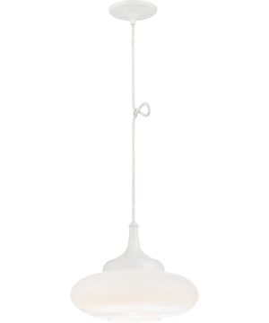 13"W Constellation 1-Light Pendant White