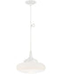13"W Constellation 1-Light Pendant White