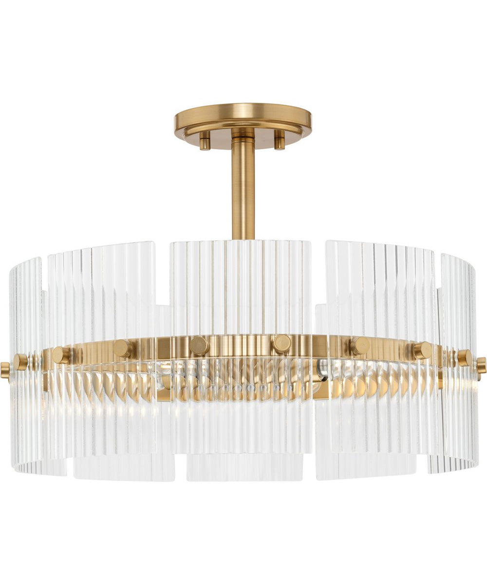 Seville 4-Light Pendant Soft Gold